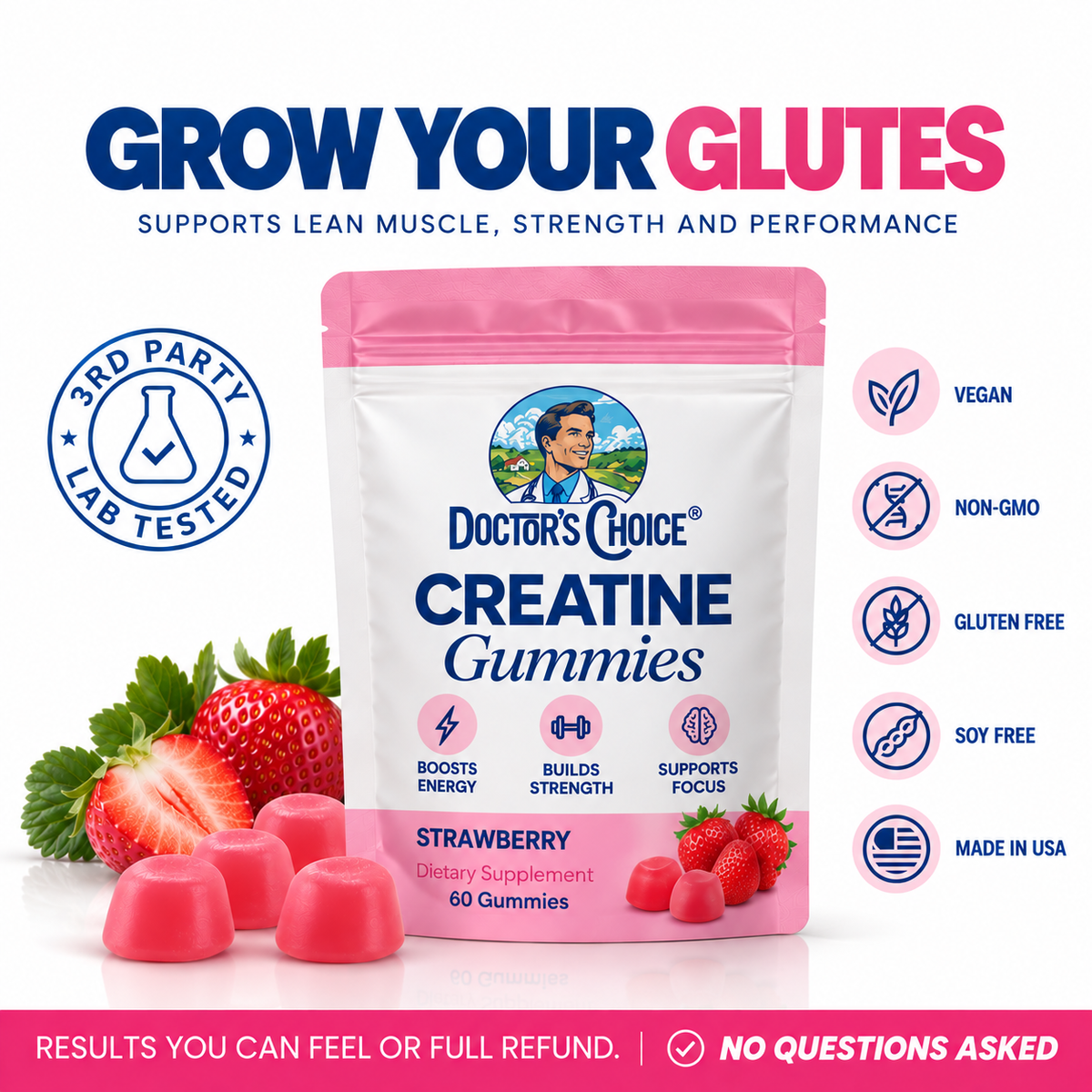 Organic Creatine Gummies For Her