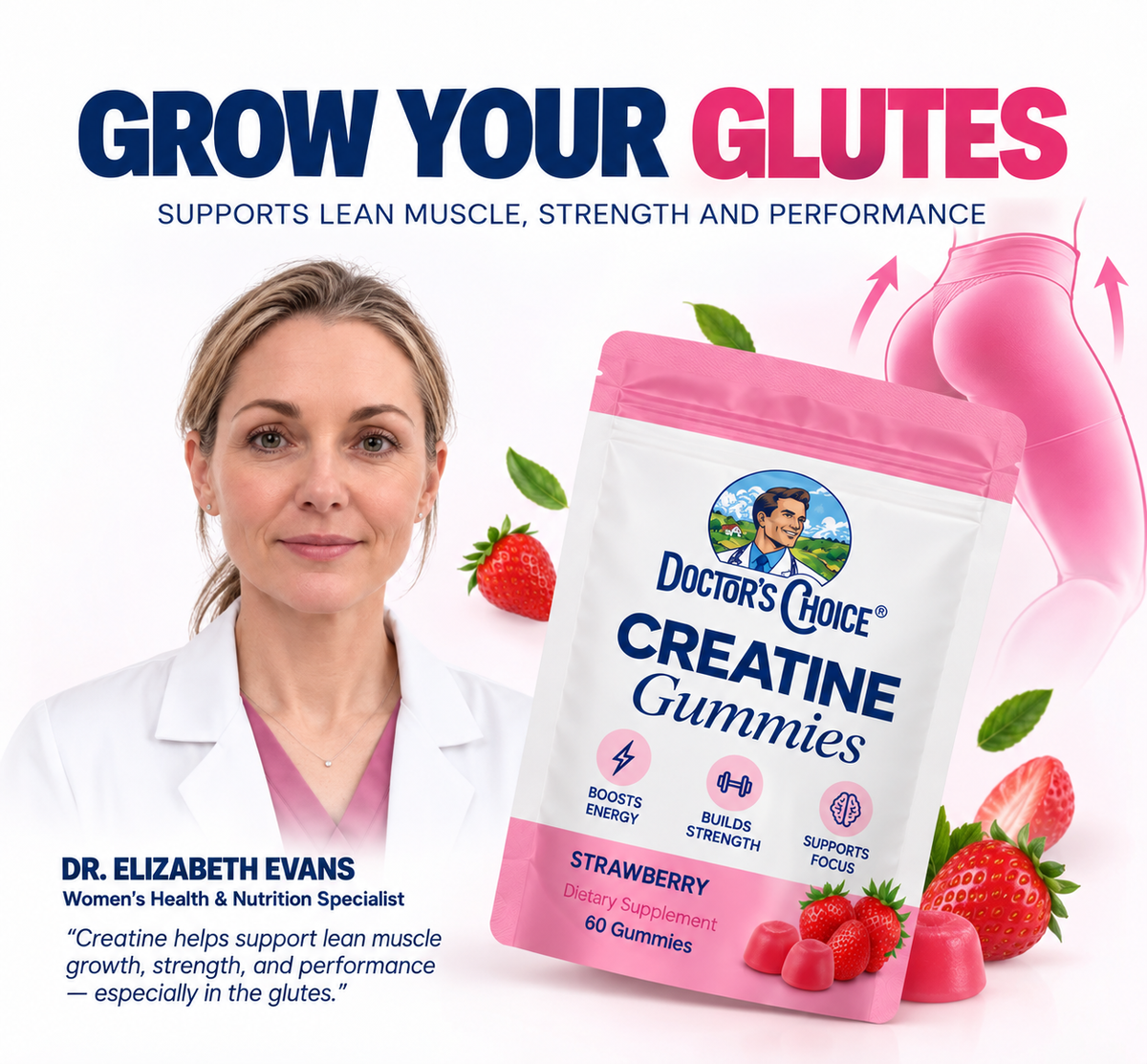 Organic Creatine Gummies For Her